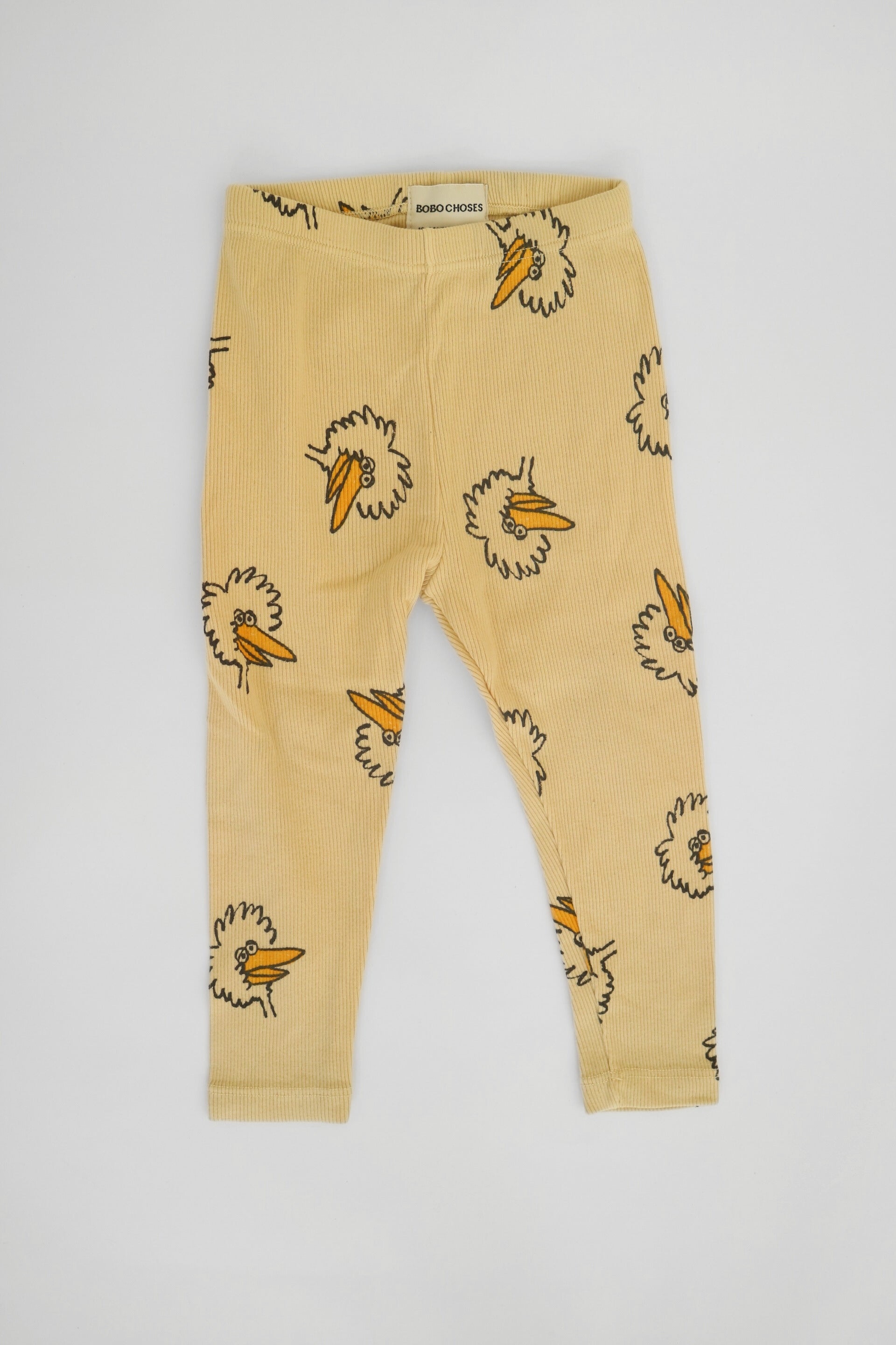 Gula leggings från Bobo Choses i modell Birdie All Over.2