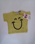 Gul T-shirt från Bobo Choses i modell Big Smile.3