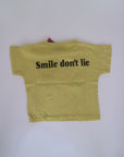 Gul T-shirt från Bobo Choses i modell Big Smile.4