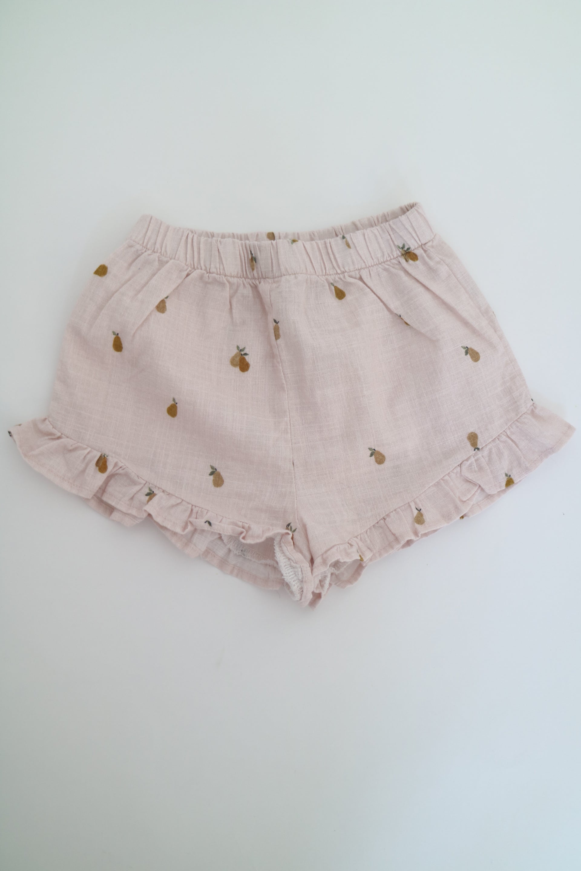 Ljusrosa baby shorts med päron från The New Society.2 