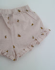 .Ljusrosa baby shorts med päron från The New Society 4